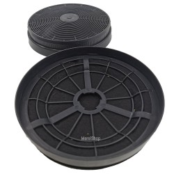 Filtri in Carbone 2 Pezzi per Cappa Silverline CF110 Diametro Esterno 175 mm CF110