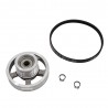 Puleggia Disco più Cinghia per Asciugatrice Beko Arcelik Haier 492204404