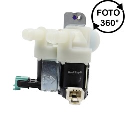 Elettrovalvola Valvola Carico Acqua 2 vie 180° per Lavatrice Whirlpool Ignis Bauknecht 481228128468