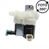 Elettrovalvola Valvola Carico Acqua 2 vie 180° per Lavatrice Whirlpool Ignis Bauknecht 481228128468