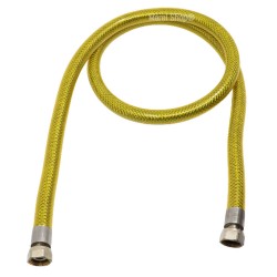 Tubo Gas Universale In Acciaio Inox flessibile 1,5 Metro