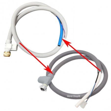 Tubo con Acquastop Mandata Acqua 1,6 m per Lavastoviglie Samsung Daewoo Gorenje Samsung Galanz Eltek 258210000146