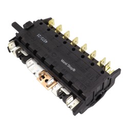 Commutatore selettore 8+7 contatti 7+0 scatti per forno Smeg