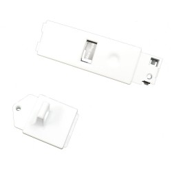 Blocchetto serratura bloccoporta meccanico per lavatrice e asciugatrice Indesit Ariston