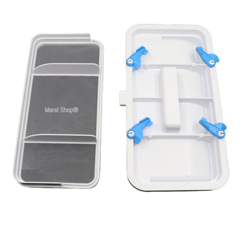 Filtro meccanico antigrasso lanugine più supporto per asciugatrice Ariston Indesit