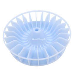 Ruota ventola posteriore convogliatore aria per asciugatrice Ariston Indesit