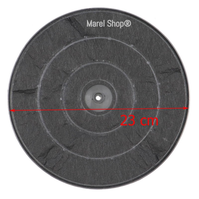 Filtro Carbone per Cappa Faber Electrolux Indesit Diametro 23 cm con Foro Centrale 49018636