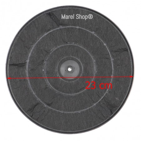 Filtro Carbone per Cappa Faber Electrolux Indesit Diametro 23 cm con Foro Centrale 49018636