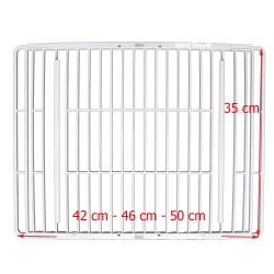Griglia estensibile in plastica per frigo congelatore misure variabili da: 42 - 46 - 50 cm x 35 cm