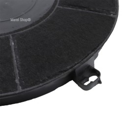 Filtro in Carbone MOD 48 per Cappa Elica Modello VEGA e KREA Diametro 236 mm H 30 mm 9029793610