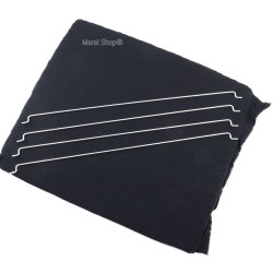 Filtro in Carbone Panno + Staffe per Cappa Elica F00439 285 x 245 mm F00439