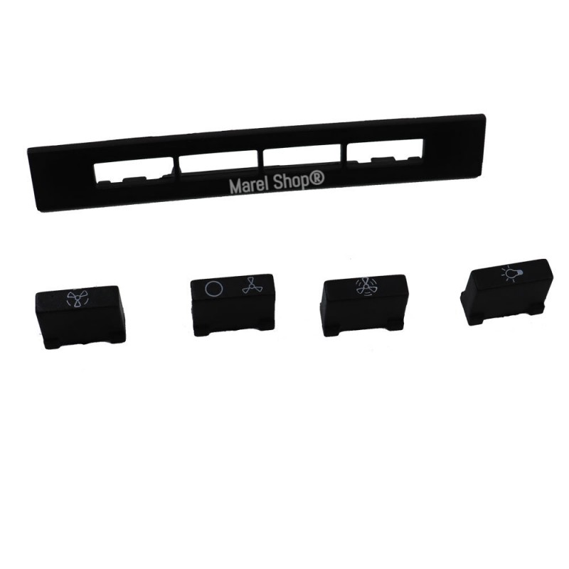 Gruppo comandi set tasti pannello pulsanti per cappa Elica Missy