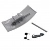 Maniglia Apertura Oblò Kit con Gancio e Molla per Lavatrice Electrolux Zanussi Rex 4055186607