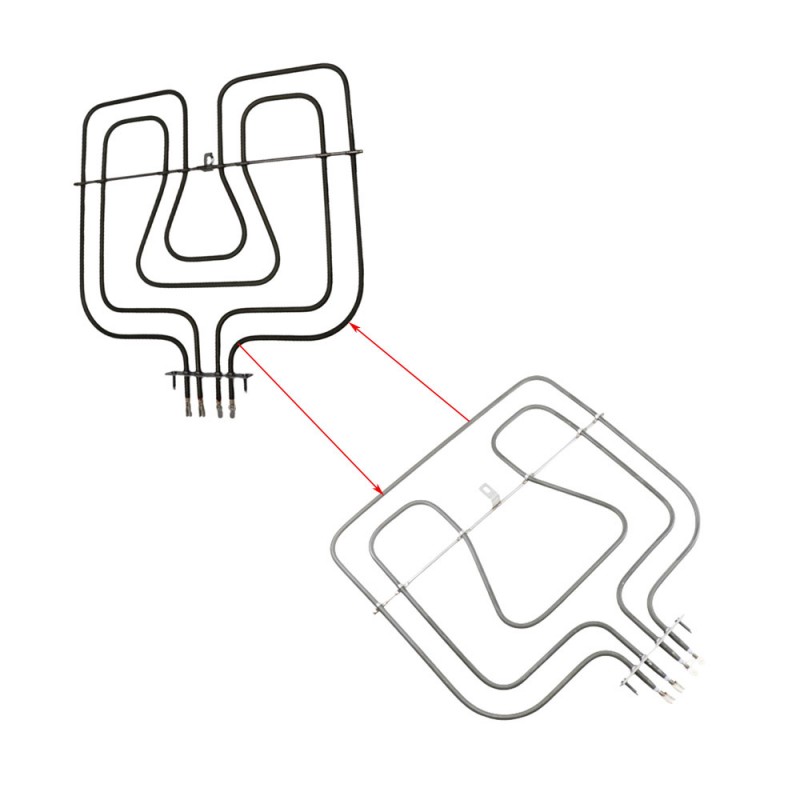 Resistenza Doppia Superiore per Forno Electrolux Rex 1650 W + 800 W 3970129015
