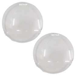 Kit 2 Pezzi Plafoniera Coprilampada Diametro 75 mm per Cappa Elica Whirlpool Turboair Modello Sofia 3001T