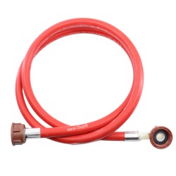 Tubo Carico Acqua Calda Fredda per Lavatrice / Lavastoviglie 1,5 mt Alta Pressione 20 - 60 Bar max - Temperatura 90° max H277799