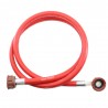 Tubo Carico Acqua Calda Fredda per Lavatrice / Lavastoviglie 1,5 mt Alta Pressione 20 - 60 Bar max - Temperatura 90° max H277799