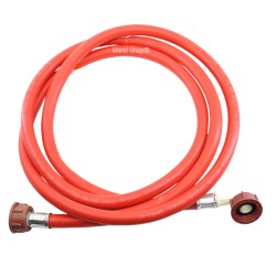 Tubo Carico Acqua Calda Fredda per Lavatrice / Lavastoviglie 2,5 mt Alta Pressione 20 - 60 Bar Max - Temperatura 90° Max H277808