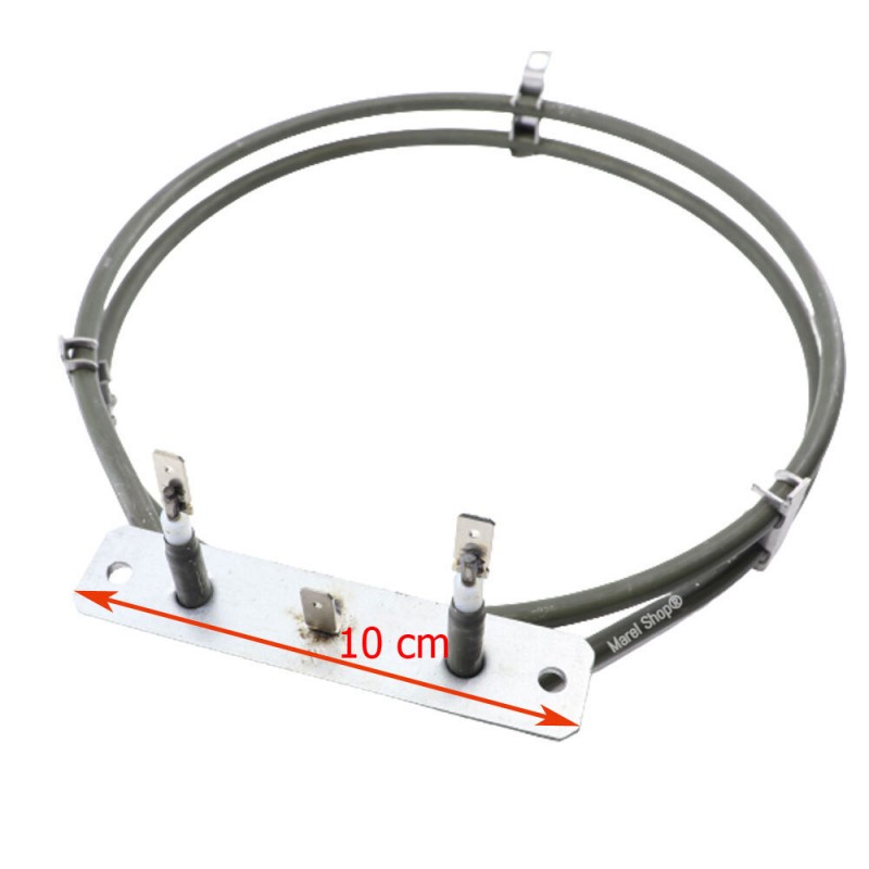Resistenza Circolare 2000 W con Staffa 10 cm per Forno Ignis Whirlpool R300