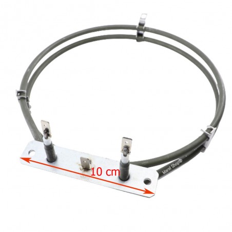 Resistenza Circolare 2000 W con Staffa 10 cm per Forno Ignis Whirlpool R300