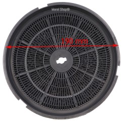 Kit 2 Filtri ai Carboni per Cappa Tecnowind Diametro 190 mm H 36 mm 9029793784