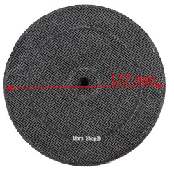 Filtro ai Carboni Attivi Antiodore Diametro Superiore 177 mm Diametro Inferiore 168 mm per Cappa Turboair Zanussi Candy T2001 50