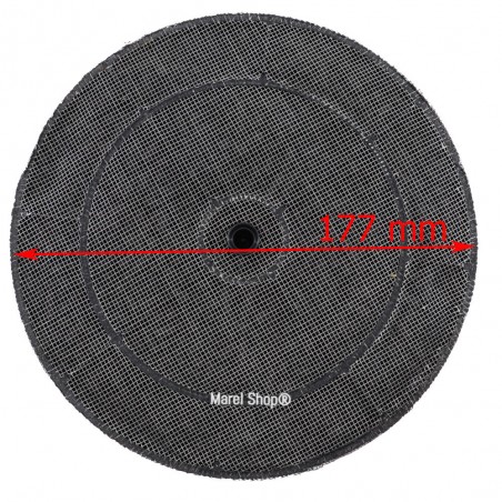 Filtro ai Carboni Attivi Antiodore Diametro Superiore 177 mm Diametro Inferiore 168 mm per Cappa Turboair Zanussi Candy T2001 50