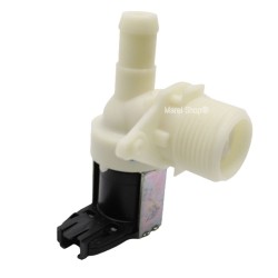 Valvola Elettrovalvola con Morsettiera per Carico Acqua Lavatrice Whirlpool Ignis 1 Beccuccio Uscita Piegato 481227128375