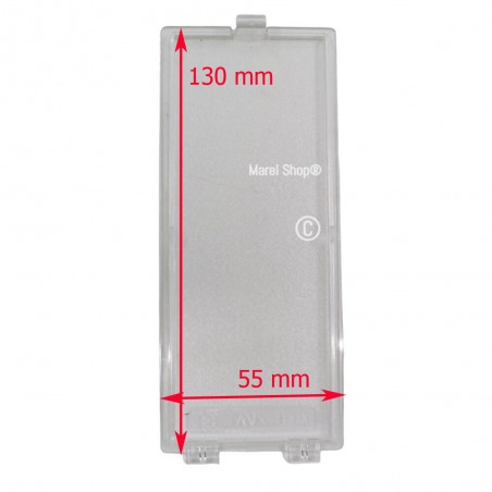 Plafoniera Copertura Lampada 130 x 55 mm per Cappa Elica Whirlpool PLA0138856A