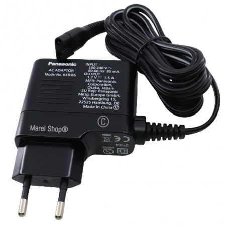 Alimentatore caricabatterie 1,7V 1,5A 2,5W per rasoio Panasonic
