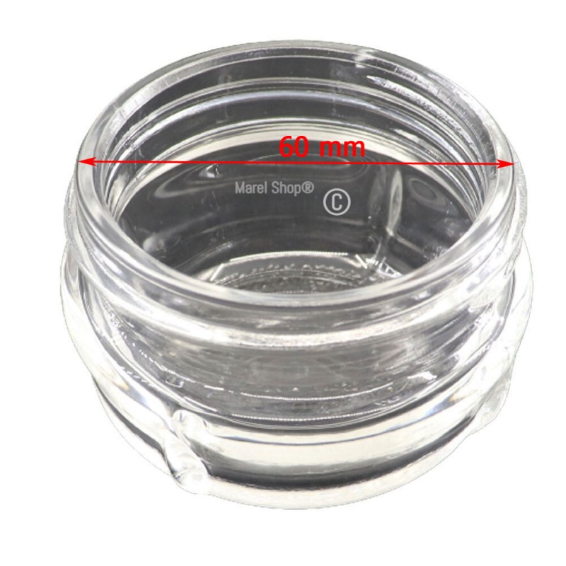 Copri Lampada Vetro Copertura Lampada Diametro 60 mm per Forno Bosch Siemens 00647309