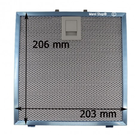 Filtro Metallico Antigrasso in Alluminio 206 x 203 mm per Cappa Falmec 101079910
