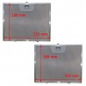 Coppia Filtri Metallici in Alluminio 235 x 189 mm per Cappa Faber Inca Smart 133.0017.055
