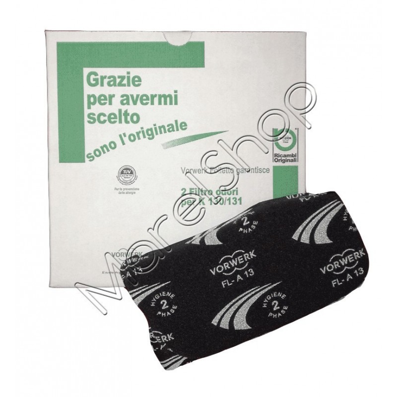 Confez. 2 Filtri Odori Originali Vorwerk Folletto VK130/131
