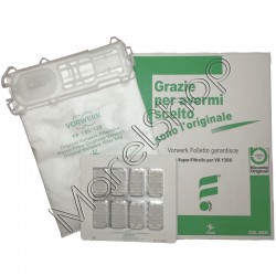 Sacchetti + Profumatori Originali Vorwerk Folletto VK135 VK136