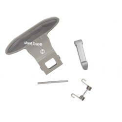Kit completo gancio nasello molla maniglia maniglietta per lavatrice LG