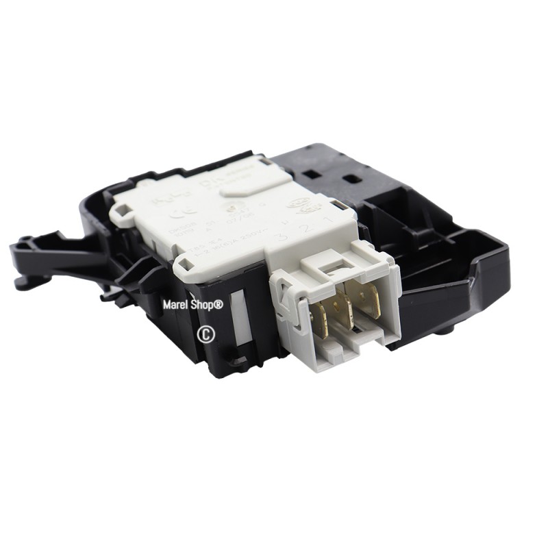 Elettroserratura Serratura Interruttore Blocco Porta DKS08624 per Lavatrice Ariston Indesit Whirlpool C00536021