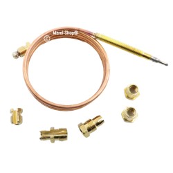 Termocoppia con Raccordi Lunghezza 150 cm per Forni Stufe e Caldaie 44TC485