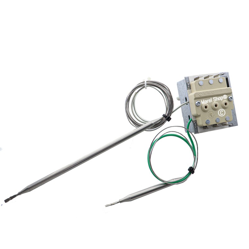 Termostato per sauna doppia sonda 90 mm e 117 mm temperature 160° e 11° 55.60029.030