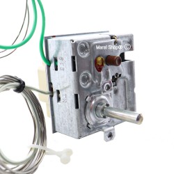 Termostato per sauna doppia sonda 90 mm e 117 mm temperature 160° e 11° 55.60029.030