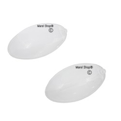 Kit 2 Pezzi Plafoniere Ovali più Filtro Cappa Antigrasso 515 x 900 mm per Cappe 484000008526