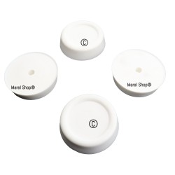 Piedini in Gomma Antiscivolo o Sovrapposizione per Lavatrice Lavasciuga Kit 4 Pezzi 481281718845