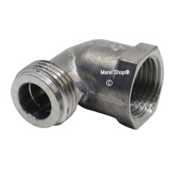 Raccordo gomito maschio femmina 1 / 2 pollice per piani cottura cucina