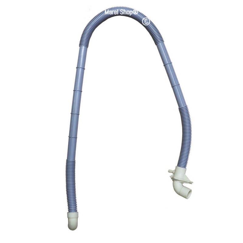 Tubo di scarico lunghezza 128 cm per lavatrice Whirlpool Ignis