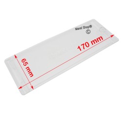 Plafoniera Copertura Lampada Diffusore Luce 170 x 65 mm per Cappa Elica Whirlpool PLA0023125A