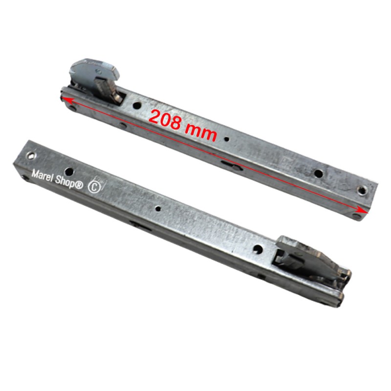 Kit 2 pezzi cerniera porta per forno Ariston Indesit lunghezza 208 mm