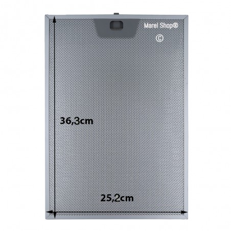 Filtro Antigrasso in Alluminio per cappa Faber Franke Roblin 36,3 x 25,2 cm 133.0017.056