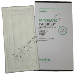 Confez. 4 Panni Parquet Originali Vorwerk Pulilava SP520/530