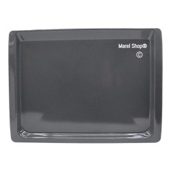 Teglia Leccarda Smaltata Grigia Colore Alluminio per Forno Bosch Siemens 34,5x46,5cm 00701725