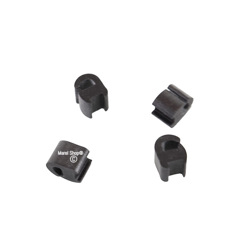 Kit 4 pezzi gommini supporto antiscivolo per griglia piano cottura Ariston Rex ed altri marchi